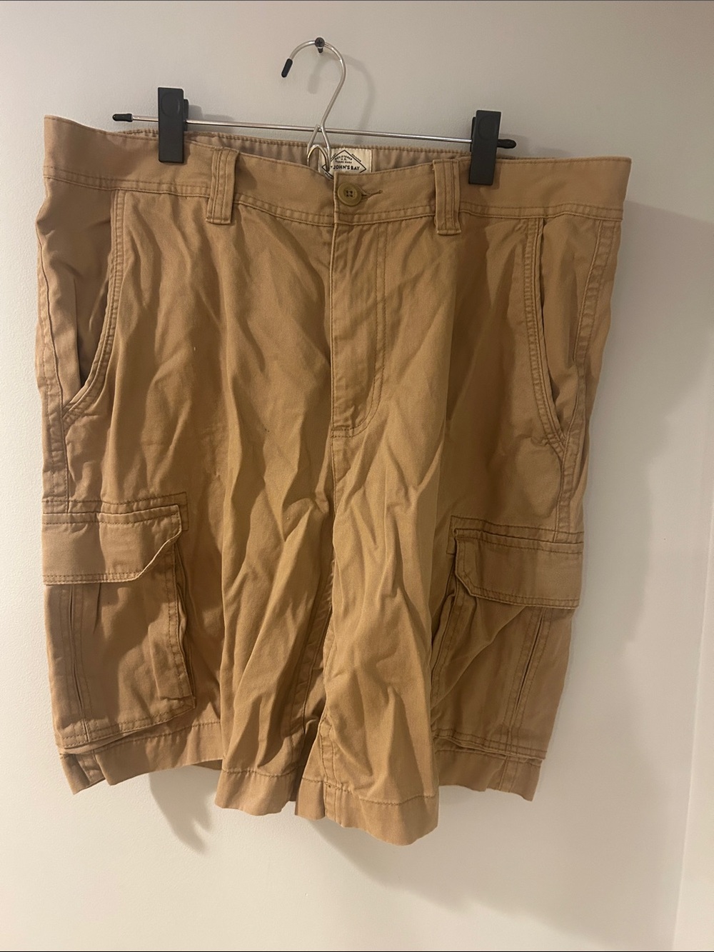 St. John's Bay Tan Cargo Shorts
